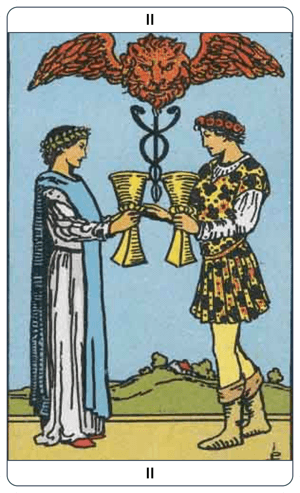 2 of Cups