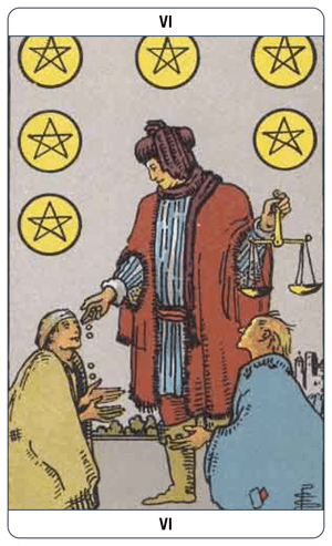 6 of Pentacles