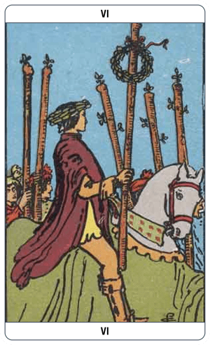 6 of Wands